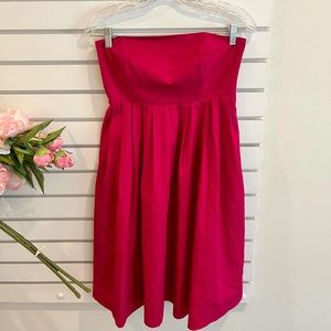 French Connection Pink Strapless Cocktail Dress
